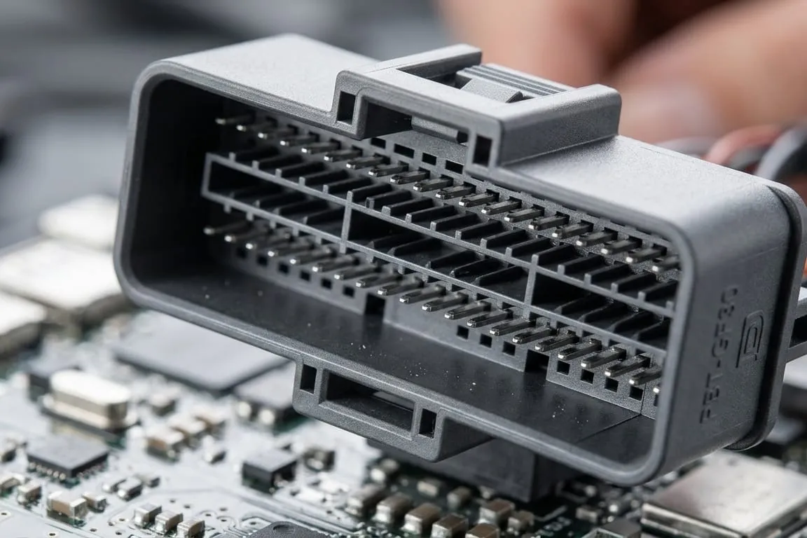 Zero-Flash Multi-Pin EV Battery Management Connector