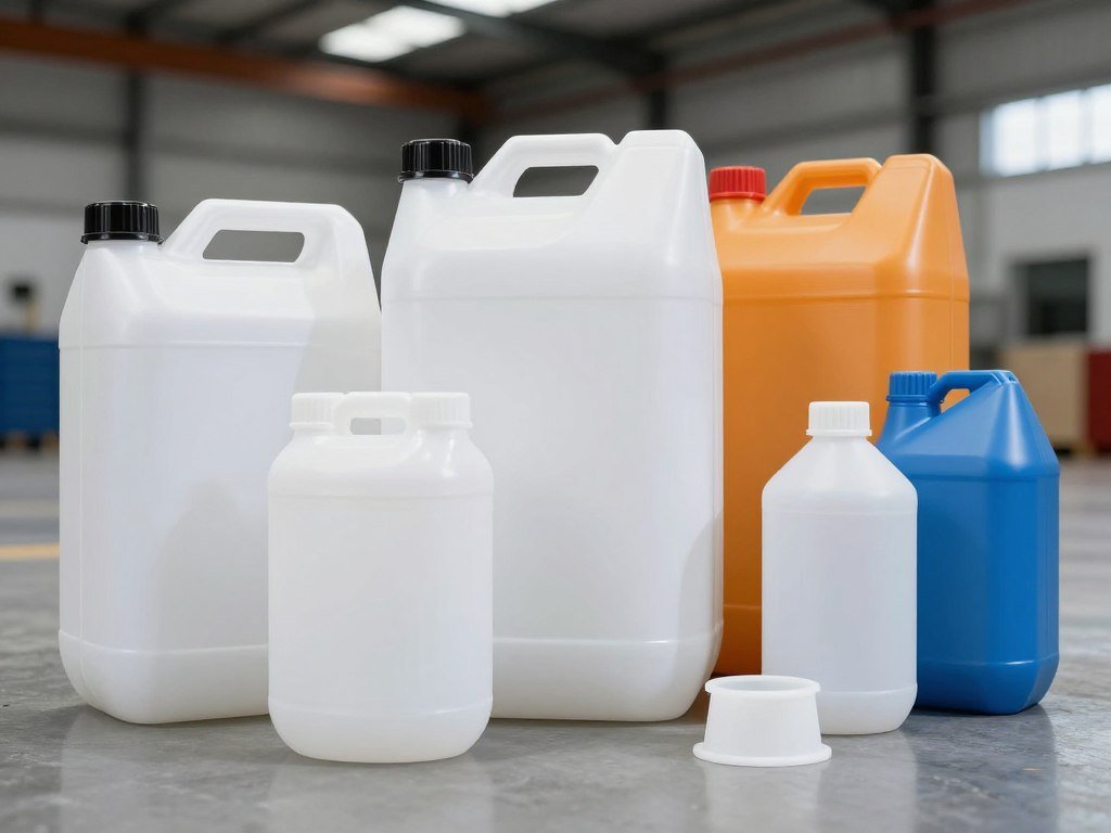 Industrial HDPE containers and products manufactured from SABIC PE grades