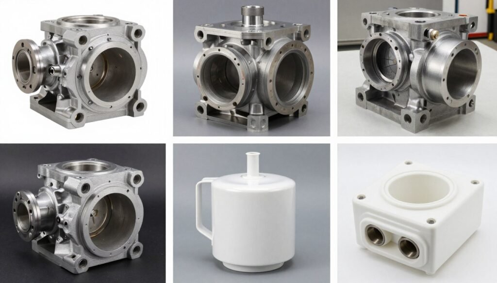 Industrial PBT components and consumer product applications