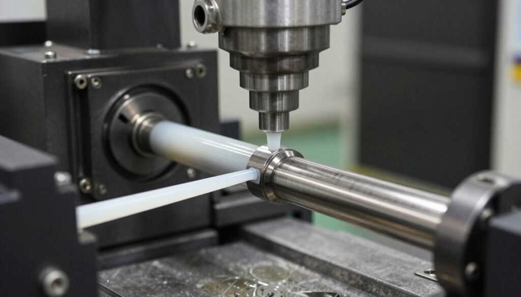 PC ABS Alloy injection molding process setup