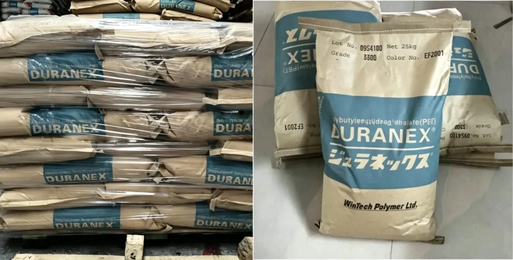 Commercial Duranex PBT Resin Pallet and Bag Detail
