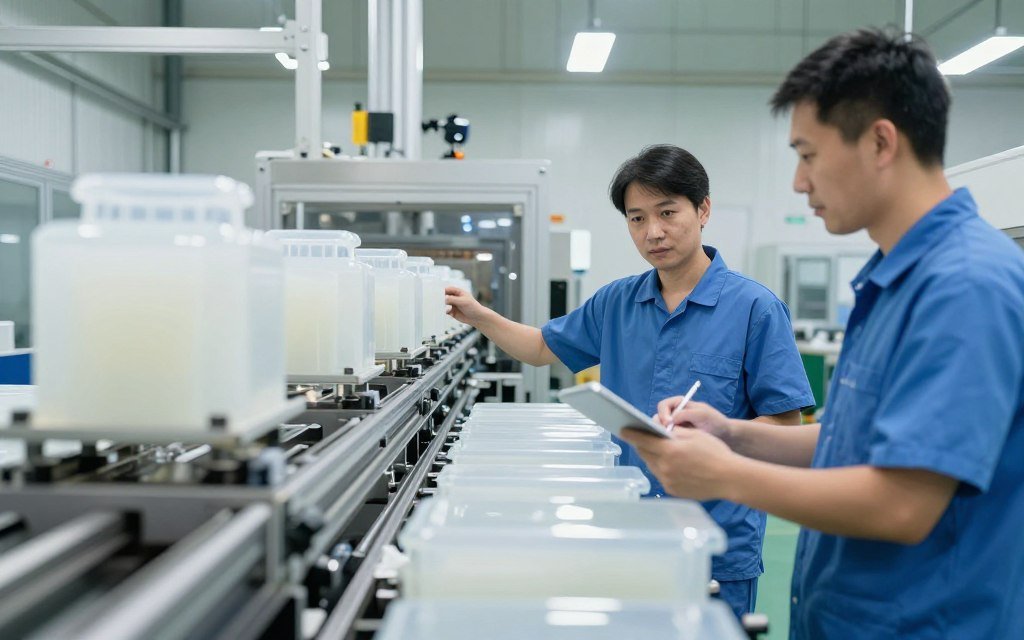 Successful manufacturing operation using SABIC PE grades showing quality production results