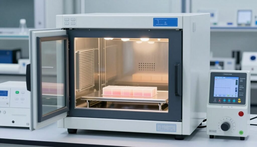 Temperature testing of plastic materials