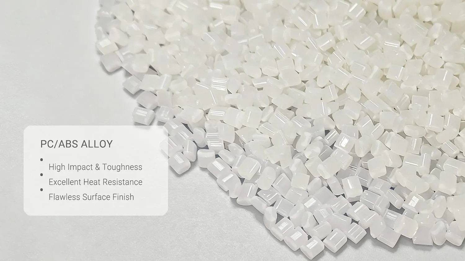 Premium PC/ABS Alloy Resin Pellets for Injection Molding