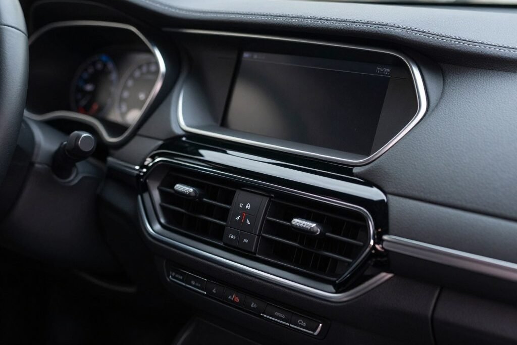 Automotive dashboard made from CHIMEI POLYLAC ABS