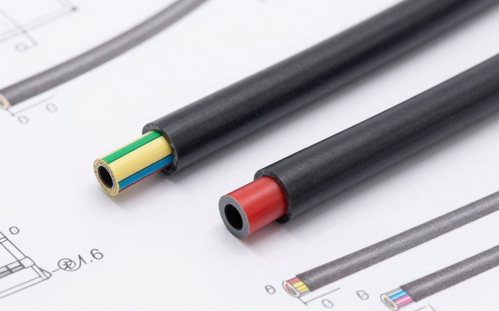 TPU coated industrial wire and cable showing abrasion resistance