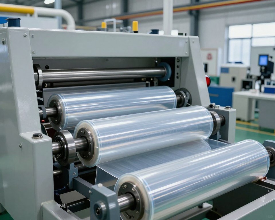 TPU film extrusion line producing transparent protective film