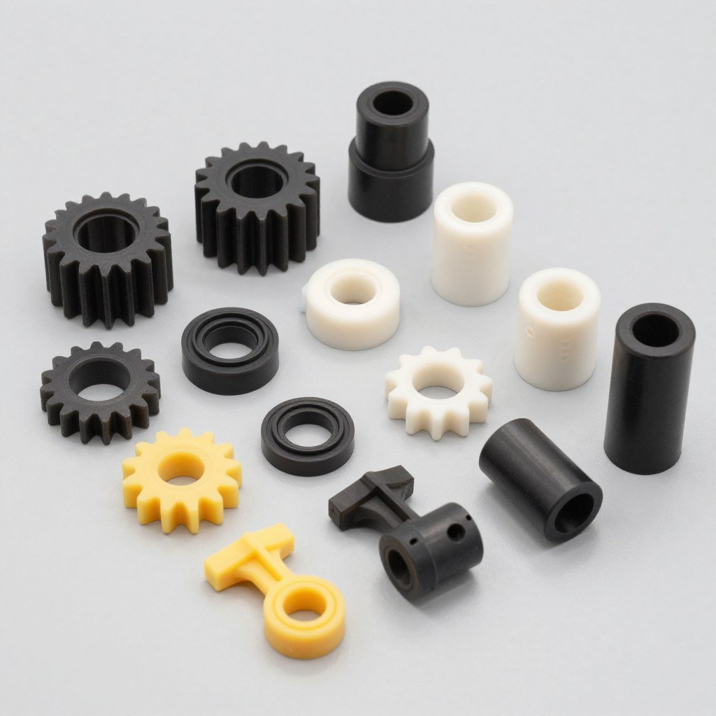 TPU injection molded parts with various geometries
