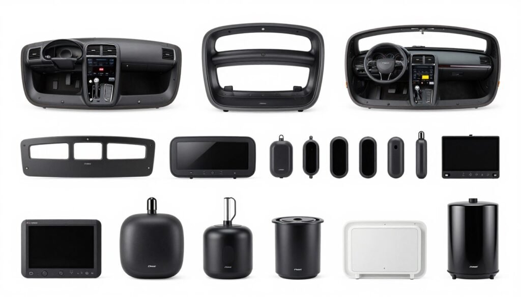 Various CHIMEI POLYLAC ABS applications in automotive and electronics
