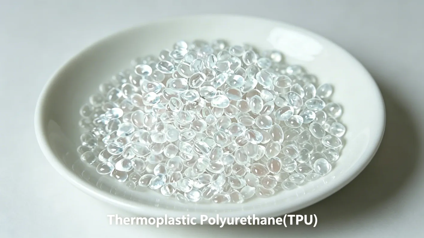 transparent Thermoplastic Polyurethane (TPU) raw resin pellets
