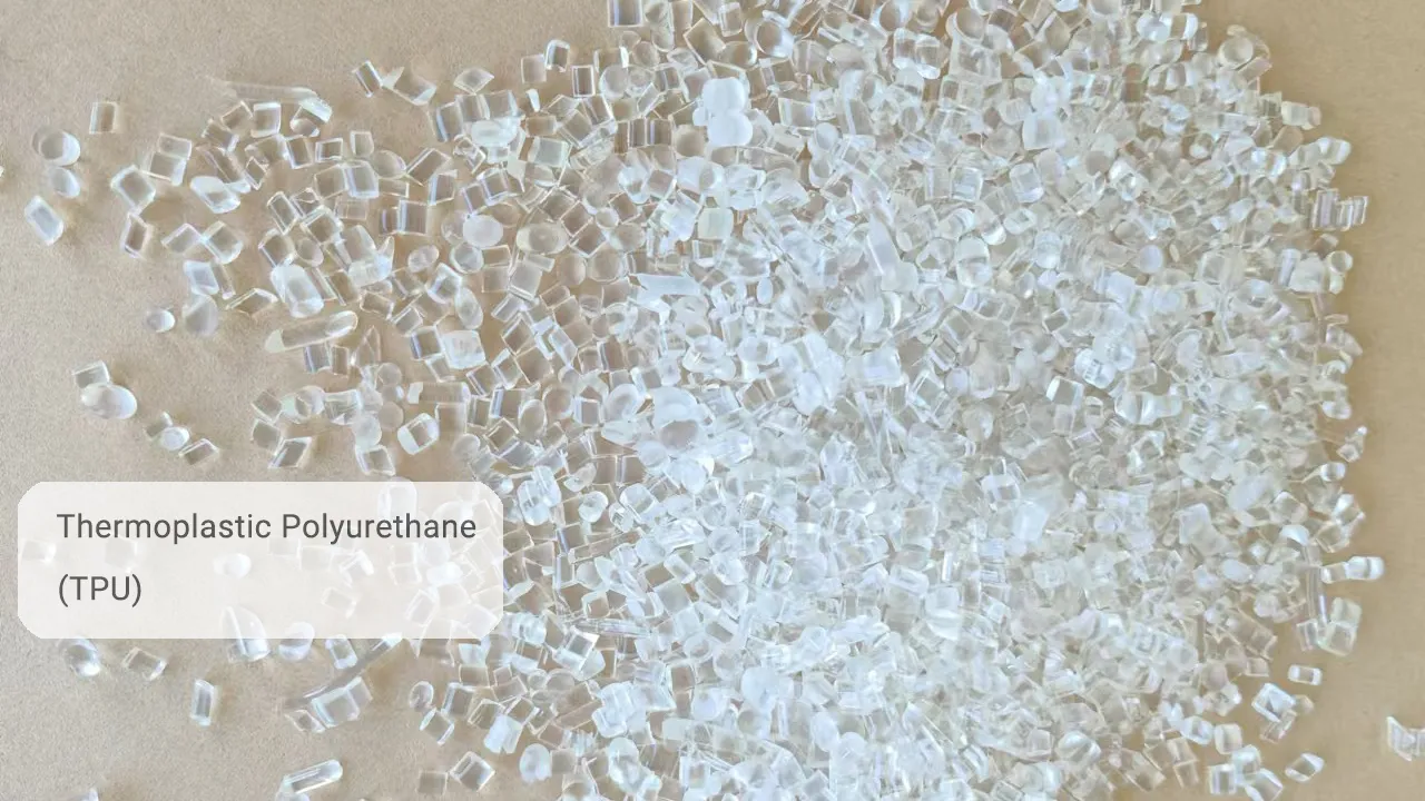 transparent Thermoplastic Polyurethane (TPU) raw resin pellets