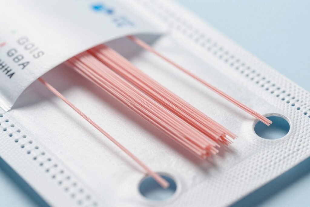 Medical sutures made from Polyglycolic Acid showing application in surgical settings