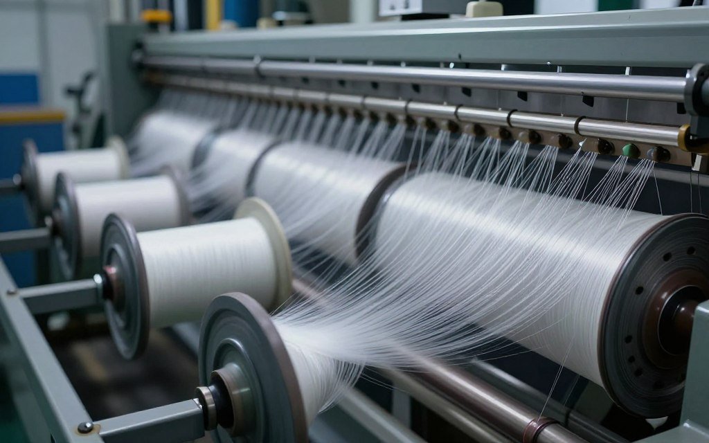 PGA fiber production through melt spinning process for temporary plugging applications