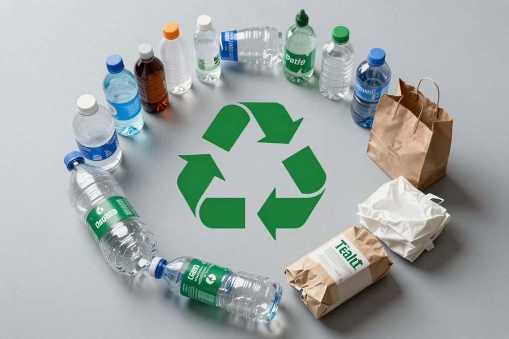 Sustainable PET production and recycling concept