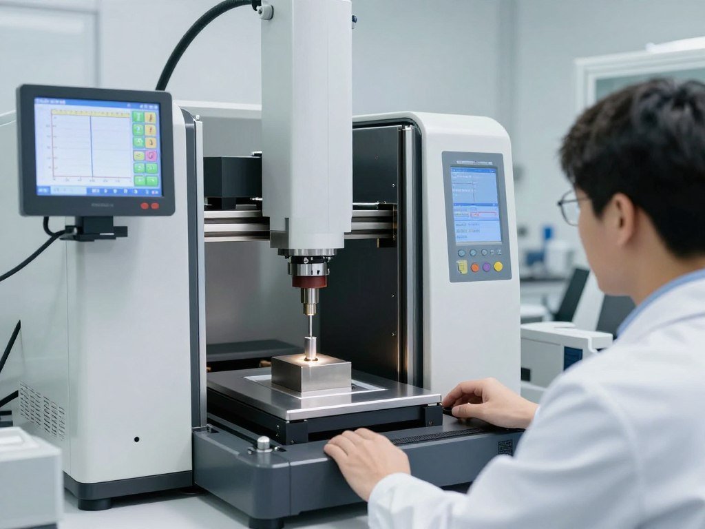 Testing equipment measuring mechanical strength of PGA materials