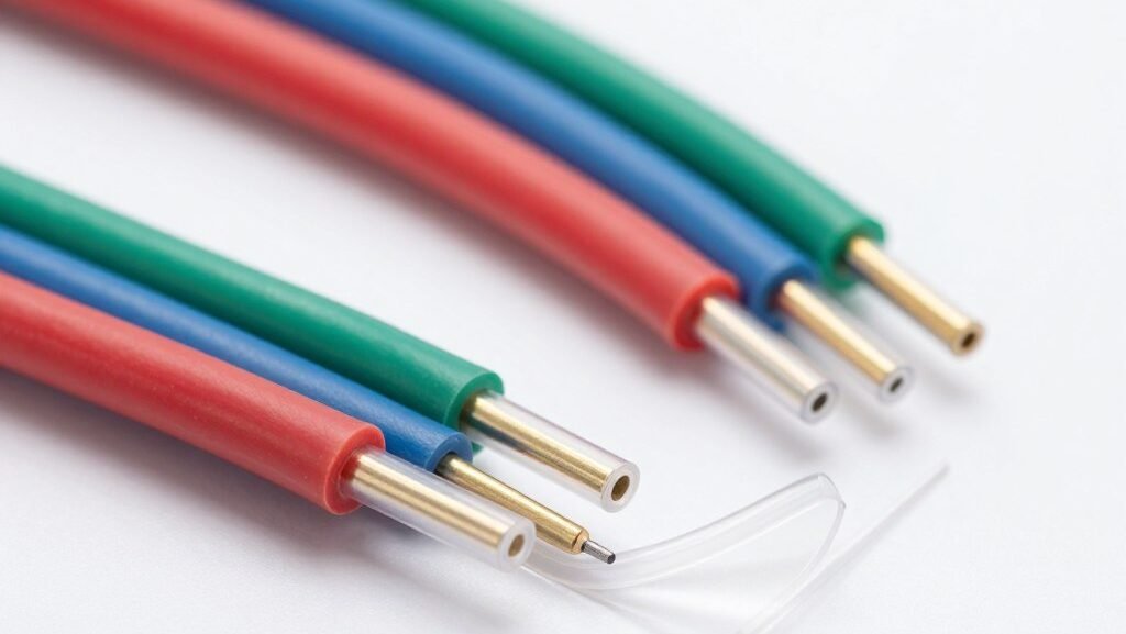 Flexible PVC cable insulation and medical tubing products