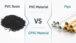 PVC resin and CPVC material comparison for industrial applications and material selection